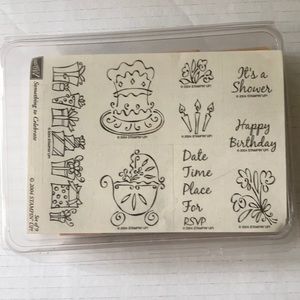 Stamping up stamps something to celebrate complete set.